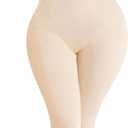 Nebility Compression Leggings for Women Seamless Shapewear Butt Lifting Panties Waist Trainer Tummy Control Thigh Body Shaper (Small, Biege)