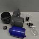 PUR Plus Vertical Faucet-Mount Water Filtration System, Lead-Reducing Filter, Easy Installation, 100-Gallon Capacity, Compatible with External Aerators, Grey