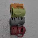 HUAKENER 4 Pack Silicone Sleeves with Handles for Dr Brown Baby Bottles, Anti Breakage Baby Bottle Holder, Compatible Dr Brown Wide-Neck Baby Bottles 9 oz (Grey+Yellow+Green+Red)