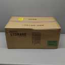 SAILUN 49Gal/195Qt Stackable Storage Bins Folding Collapsible Storage Bins with Lid, Closet Organizers and Storage Box with Door Black 22" W x 13" D x 38" H