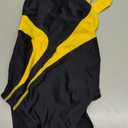 TYR Sport Girl's Alliance T-Splice Maxfit Swimsuit (28, Black/Gold)