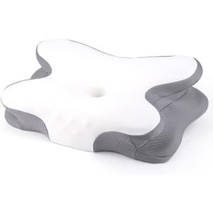 Cervical Pillow for Neck Pain Relief, Ergonomic Neck Pillow Side Sleeper Pillow for Adults, Cooling Contour Memory Foam Pillows for Sleeping, Orthopedic Bed Pillow for Side Back Stomach Sleepers