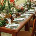 350 Pcs Tropical Wedding Bridal Shower Paper Plate Palm leaf Napkin Cup Hibiscus flower Disposable Tableware Set With Knives Fork Cheers to Love Bachelorette Party Favor for 50 Guest