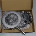 LORDEM Grow Light, LED Plant Light for Indoor Plants Growing, Full Spectrum Desk Growth Lamp with Automatic Timer for 4H/8H/12H, 4 Dimmable Levels, Height Adjustable 9.8"-30.6", Black