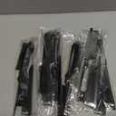 Youyole 90 pcs Hair Styling Set:30 Teasing Brushes, 30 Rat Tail Combs, 30 Edge Brushes for Women, Babies, and Kids(Black)