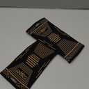 FCNUSX Copper Elbow Brace Compression Sleeves for Pain Relief Men Women, Arm Support Forearm Pads Braces for Tendonitis, Tennis, Golfers, Arthritis, Weight lifting (XSmall, Black)