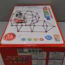 Fort Building Kit for Kids,STEM Construction Toys, Christmas & Birthday Gift for 4 5 6 7 8 9 10 11 12 Years Old Boys and Girls,Ultimate Creative Set for Indoor & Outdoors Activity,140 Pcs,Original (Red)