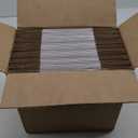 6x6x6 Inches Shipping Boxes Set of 40, White Corrugated Cardboard Box Literature Mailer for Packing Small Business