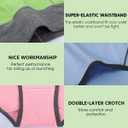 Benirap Womens Underwear Soft Cotton Hipster Panties Breathable Briefs 5 or 6 Pack (XS)