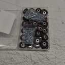 3/4" Screw on Furniture Sliders-Furnigear Heavy Duty PTFE (Teflon) Chair Leg Slides Glides Move Your Furniture Easy & Safely - Best Floor Protector(Brown-40pack)