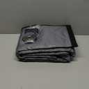 Magnetic Thermal Insulated Door Curtain Cover Block fit 36x82inch Door,Curtains Itself Size 38x84inch Cotton Thermal Curtain for Winter, Thermal Doors Curtain for Doors Blocking Wind and Snow