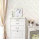 Ismoon Floral Peel and Stick Wallpaper Vintage Beige Contact Paper Boho Watercolor Damask Wall Paper Textured Removable Self Adhesive Vinyl Wallpaper for Cabinet Bedroom Wall Decor, 17.3 in X 6.5 ft