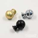 Alzassbg 10 Pack Matte Gold Cabinet Knobs, 1-1/4 Inch(30mm) Diameter Knurled Round Ball Kitchen Knobs for Cabinets and Drawers AL6048MGP