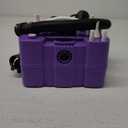 Balloon Pump, Triple Inflating Ports for 260q Foil Latex Mylar Balloon, 3-in-1 Electric Air Pump for Inflatables and Balloons, Inflator Deflator for Swimming Rings Air Mattress Pool Floats (Purple)