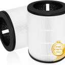 P100 / P100 Pro Replacement Filter Compatible with Welov P100 P100 Pro Air Purifier, 3-in-1 H13 HEPA and High Efficiency Activated Carbon Filters, Part # P100-RF 2-Pack