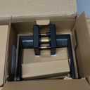 TICONN 6 PK Matte Black Door Handles Interior, Reversible Square Door Levers Knob for Hallway, Bedroom, Bathroom (Privacy, Zinc Alloy)