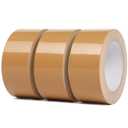 3 Roll Heavy Duty Waterproof Duct Tape, Hand Tearable, Repair Tape for Industrial & Professional Use, 1.88 Inch x 30 Yards, Brown