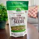 NOW Foods, Organic Pumpkin Seeds, Raw and Unsalted, Excellent Source of Protein and Iron, Certified Non-GMO, Keto-Friendly Snack, 12-Ounce (Packaging May Vary) (EXP 06/30/26)