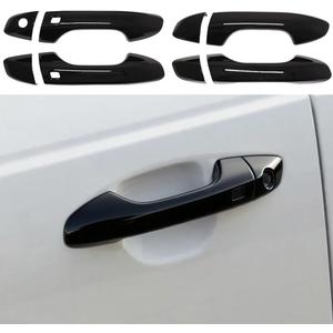 AOKIO Compatible with 2018 2019 2020 2021 2022 Kia Sportage Accessories Door Handle Cover Trim (Smart Entry with Key Hole)