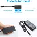 19.5V 3.33A 65W Charger Compatible with HP Pavilion TouchSmart Sleekbook 14-B109WM 15-B129WM 15-B119WM 15-B142DX 15-B143CL 14-B120DX 14-b000 14-c000, Envy 4 6 Series 693715-001 613149-001 677770-003