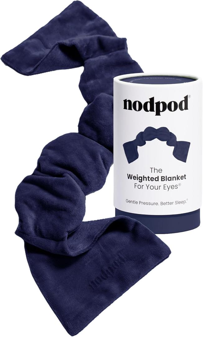 Nodpod Gentle Pressure Sleep Mask | Patented Light Blocking Design for Sleeping, Traveling & Relaxation - Midnight
