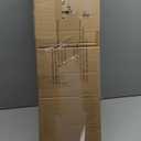 Bigzzia 4 Tier Folding Drying Rack Clothing Clothes Horses Rack Stainless Steel Laundry Drying Rack (Grey White, 4 Tier)