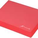 Exercise Balance Pad, Non-Slip Cushioned Foam Mat & Knee Pad for Fitness and Stability Training, Yoga, Physical Therapy, L and XL (Red - L - (15.5" x 12.75"))