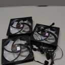 Thermalright TL-C12C-S X3 CPU Fan 120mm ARGB Case Cooler Fan, 4pin PWM Silent Computer Fan wth S-FDB Bearing Included, up to 1550RPM Cooling Fan3 Quantities