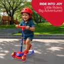 3 Wheel Scooter for Kids, Smooth Light Up LED Front Wheels, Wide Anti Slip Deck, Rear Foot Brake, Easy Lean to Steer Maneuvering, Indoor & Outdoor Ride On Toys for Ages 2 Up,