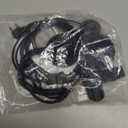 BAOFENG Helmet Kit 2 PIN Full Face Motorcycle Headset Earpiece Mic Ken Wood/WOU Xun/Pu Xing/Lin ton Two Way Radio Walkie Talkie, Black