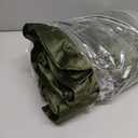 LAMIT Olive Green Velvet Curtains 84 Inch for Living Room, Luxury Thermal Insulated Blackout Curtains Room Darkening Back Tab and Rod Pocket Window Drapes for Bedroom, 2 Panels, 52 x 84 Inch