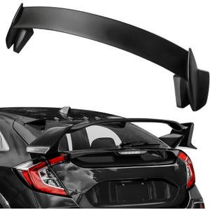 FINDAUTO ABS Car Spoiler Wing Body Kits Type-R Style Fits for 2016-2021 for Honda Civic Hatchback Trunk Lip Spoiler
