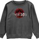 STAR WARS Darkside Punk Boys Pullover Crew Fleece (Medium, Asphalt)