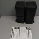 EclatBain Bed Risers Furniture Risers Heavy-Duty Rectangular Adjustable Block Lift to 3 inches and 4.3 inches Desk, Sofa, Chair Legs, Refrigerator, Washing Machine Support up to 4000 pounds (Square-4 Pack-black)