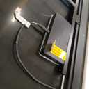 Hasipu Full Length LED Mirror with Lights, 83" x 36" Floor Standing or Hanging Mounted, Full Body Dressing Mirror, Dimmable Light, Tempered Glass, Square Black