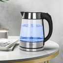 Taylor Swoden Glass Hot Water Kettle Electric for Tea and Coffee 1.7 Liter Fast Boiling Electric Kettle Cordless Water Boiler with Auto Shutoff & Boil Dry Protection