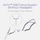 ResMed AirFit N30 Frame System - For Nasal CPAP Mask - Replacement CPAP Accessories - Without Headgear - Medium