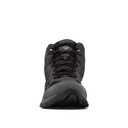 Columbia Men's Crestwood MID Waterproof Hiking Shoe, Dark Grey/Deep Rust, 10.5