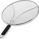 Splatter Screen for Frying Pan - 15 Inch Stainless Steel Grease Splatter Guard - Cover Oil Splash when Sizzling Bacon, Cooking Fried Chicken or Popcorn