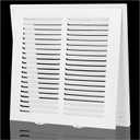Return Air Filter Grille 10x10,Air Return Vent Cover for 10"W x 10"H Duct Opening,Steel HVAC Vent Covers for Wall and Ceiling,Holds 1" Thick AC Filter