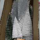 9Pcs Mini Bottle Brush Christmas Trees in 4 Sizes - Green, Silver, White Table Decorations