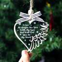4 x Angel Wings Baby Memorial Ornaments, Memorial Gifts for Loss of Daughter/Son, Gift for Miscarriages, Stillborn Gifts, Infant Loss Ornament 2025, Loss of a Baby Memorial Ornaments (OCM004)