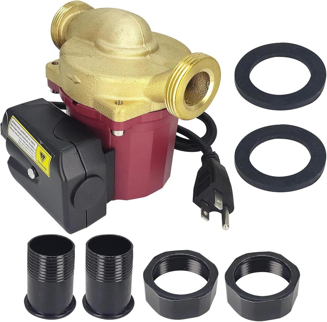 59896775 115V Circulator Pump Replacement Compatible with Grundfos UP15-29SU,9H 60Hz Circulating Pump Used for Radiant Heating, Hydronic Heating, Fan Coil Heating, Solar and Other System Types.