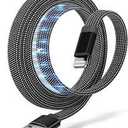 Zgear 3Foot Flat Magnetic Sync And Charger Cable