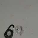 SCALLOP for AirTag (1st & 2nd Gen) Keychain with Carabiner,Thick Hard PC Air Tag Holder,IPX8 Waterproof,Secure Lock (Black 1 Pack)