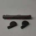 Replacement 1 Vacuum Roller and 2 Caps Compatible with Dyson Part # 917391-01, 914123-01 Fits Dyson Models DC-25, DC25 by Think Crucial (2 Caps, 1 Roller) Black