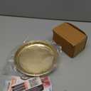 BHAVICREATION Puja Thali Puja Plate Brass Puja Plate Brass (6 x 6 inch)