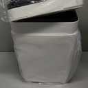 2 Pack 2.7 Gal Bathroom Can with Lid, Automatic Can Small Smart Garbage Can Touchless, Slim Motion Sensor Waterproof Plastic Bins for Bedroom Office Kitchen Toilet (White)