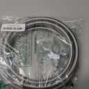 Refrigerator Ice Maker Water Line Kit - 12' Braided Stainless Steel Fridge Water Line with 1/4" Compression Fittings Pex Tubing Core and Water Splitter