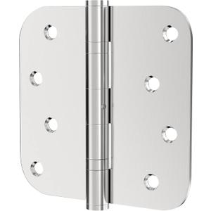 Hinges, 3 Pack Door Hinges Stainless Steel Hinges 4" Heavy Duty Hinge Ball Bearing Door Hinge with Rounded 5/8-Inch Radius Corners Thickness 3mm Hinges Heavy Duty Exterior Door Hinges